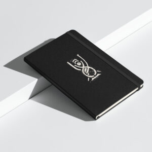 Hardcover bound notebook